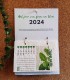 Plantbare hangkalender 2024 - mix bloemen en kruiden