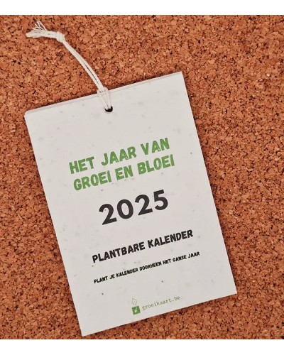 Hangkalender A6 2025 - mix bloemen en kruiden