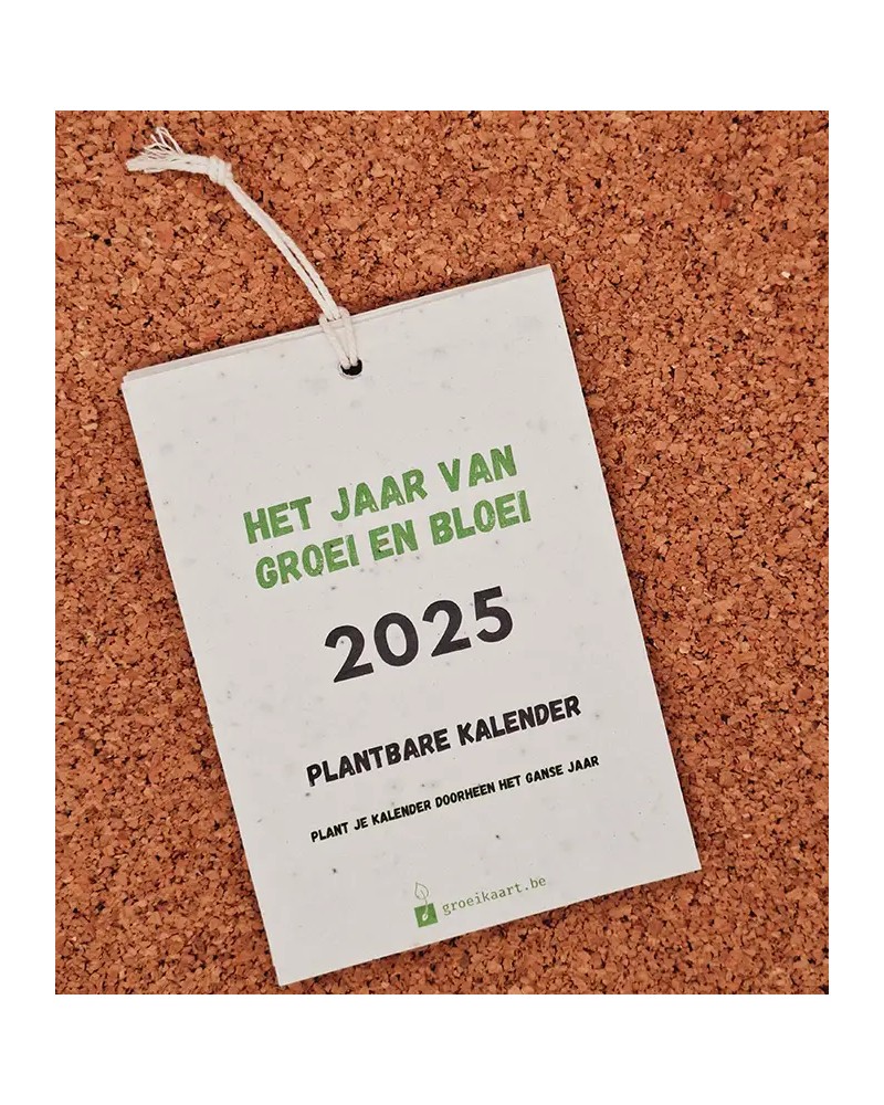 Hangkalender A6 2025 - mix bloemen en kruiden