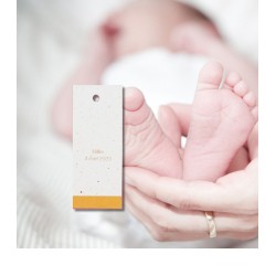 Hangkaartje Teder geboorte - aanpasbaar